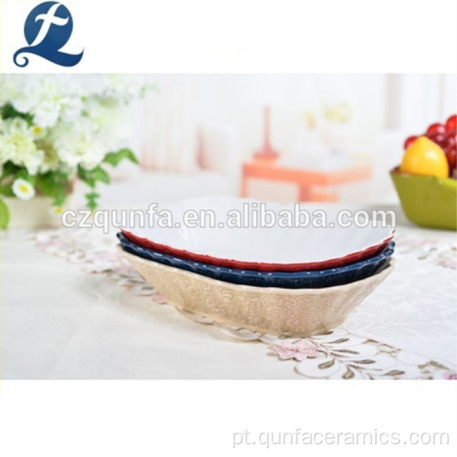 Conjunto de Bakeware de cerâmica colorida personalizada por atacado